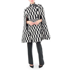 Tracy Reese Geometrical Print Cape