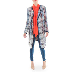 Tracy Reese Tweed Cardigan Coat