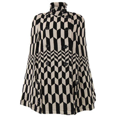 Tracy Reese Geometrical Print Cape