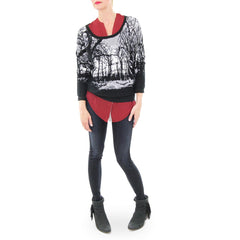 Tracy Reese Printed Pullover