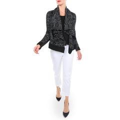 White and Warren Marled Stripe Jacket