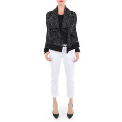 White and Warren Marled Stripe Jacket