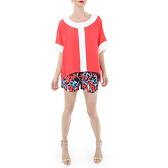 Annie Griffin Hadley Tunic in Coral
