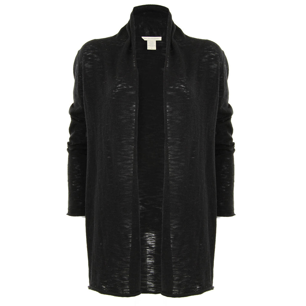 White and Warren Black Cardigan