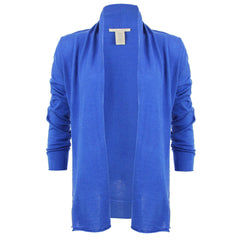 White and Warren Nursing Friendly Blue Cardigan