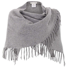 White and Warren Fringe Cashmere Scarf