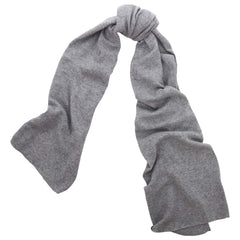 White and Warren Grey Cashmere Scarf