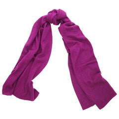 White and Warren Plum Cashmere Scarf