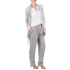 Annie Griffin Gray Elastic Waist Pants