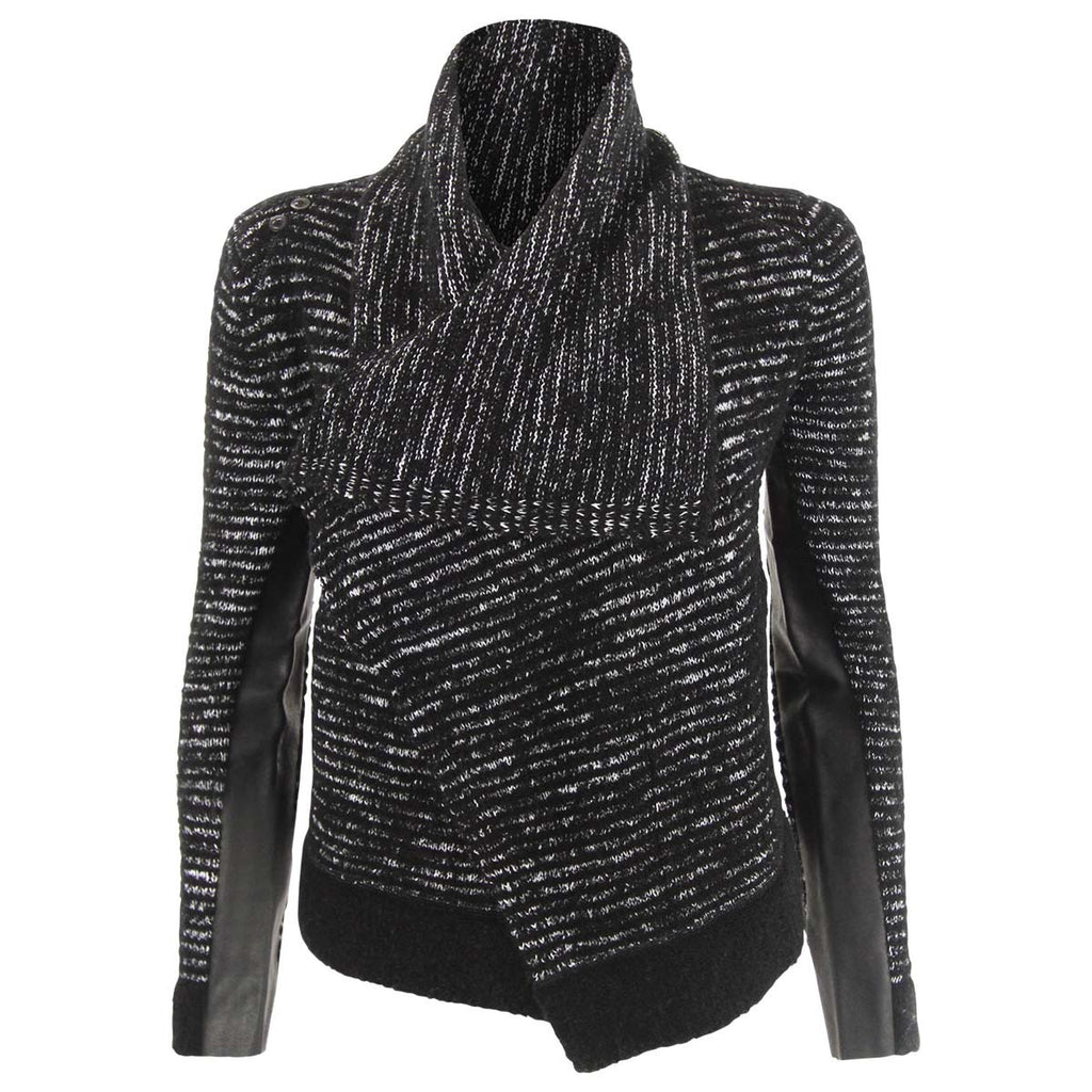 White and Warren Marled Stripe Jacket