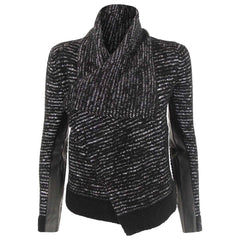 White and Warren Marled Stripe Jacket