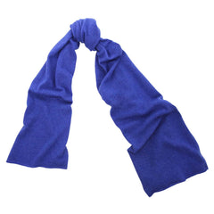 White and Warren Blue Cashmere Scarf