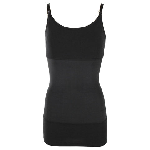 Tummy Shaping Nursing Tank in Black