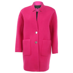 American Retro Pink Overcoat