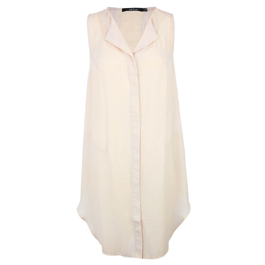 Ark and Co sleeveless button front shirtdress
