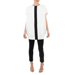 White and Warren Black Ponte Pants