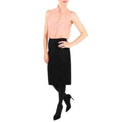 ark & co. coral sleeveless blouse and byron lars pencil skirt