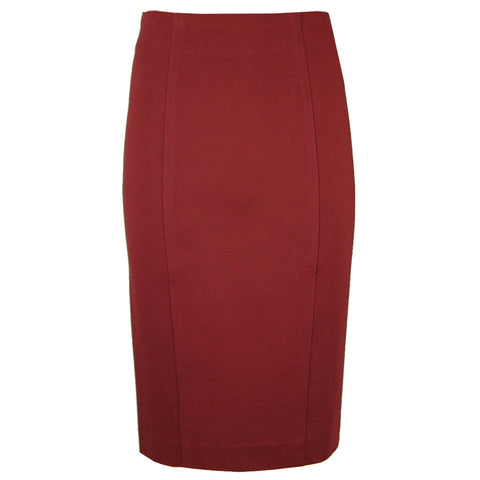 Stretch Ponte Pencil Skirt