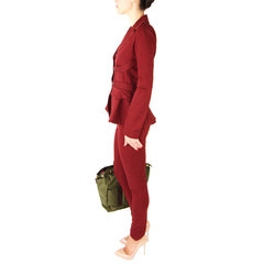 Byron Lars streth pnte suit
