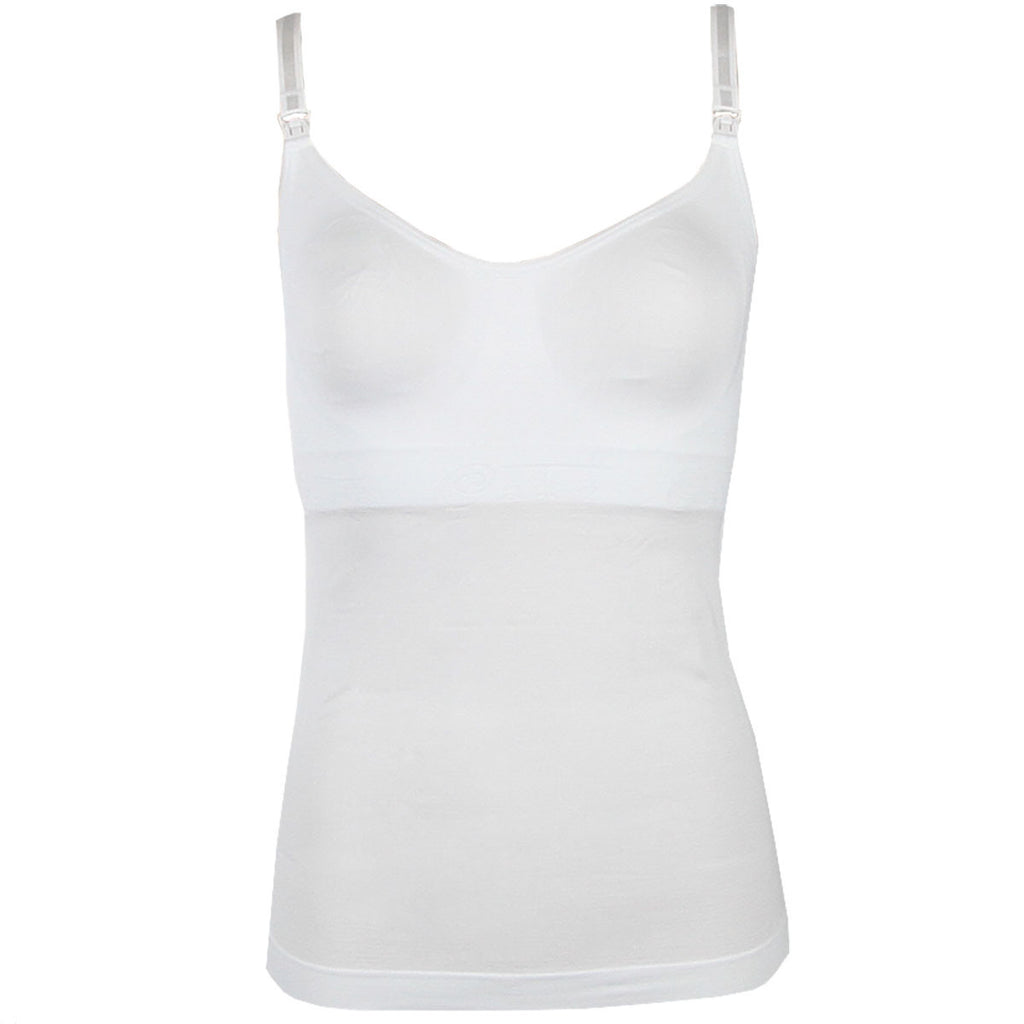 cake lingerie seamless white nursing tank
