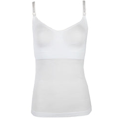 cake lingerie seamless white nursing tank