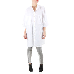 Tisdale Batwing Shirtdress in White