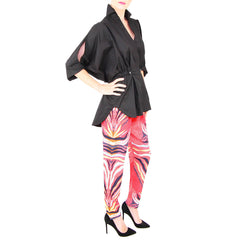 mara hoffman printed pants byron lars black top