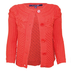 Rachel Roy Cable Top Sweater Red