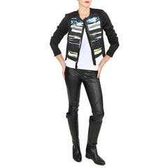 sachin and babi neoprene jacket leather leggings