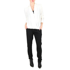 sam and lavi ivory snap front nursing top