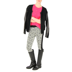 red nursing shirt walter baker black and white pants
