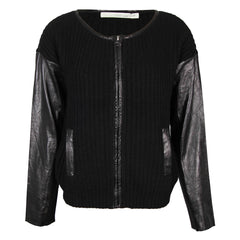 townsen sweater leather sleeves