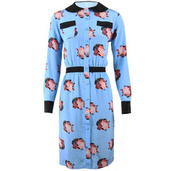 tucker by gaby basora printed pocket shirt dress