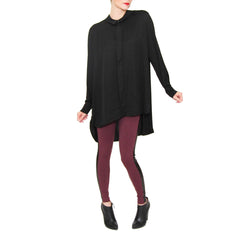twenty8twelve black oversized blouse david lerner leggings