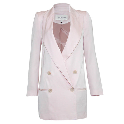 Blush Double Breasted Blazer