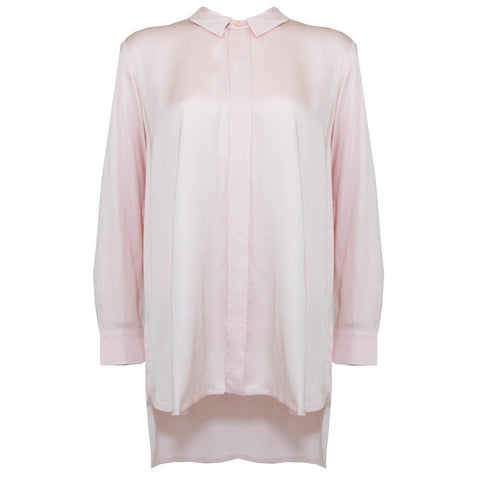 Blush Oversized Button-Up Shirt