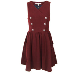 twenty8twelve oxblood boucle dress