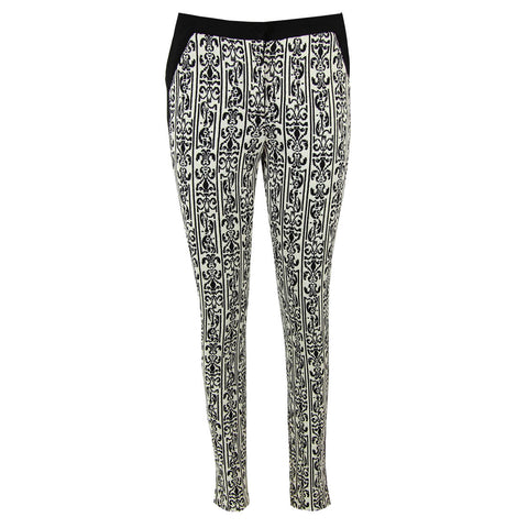 Geometrical Print Stretch Pant